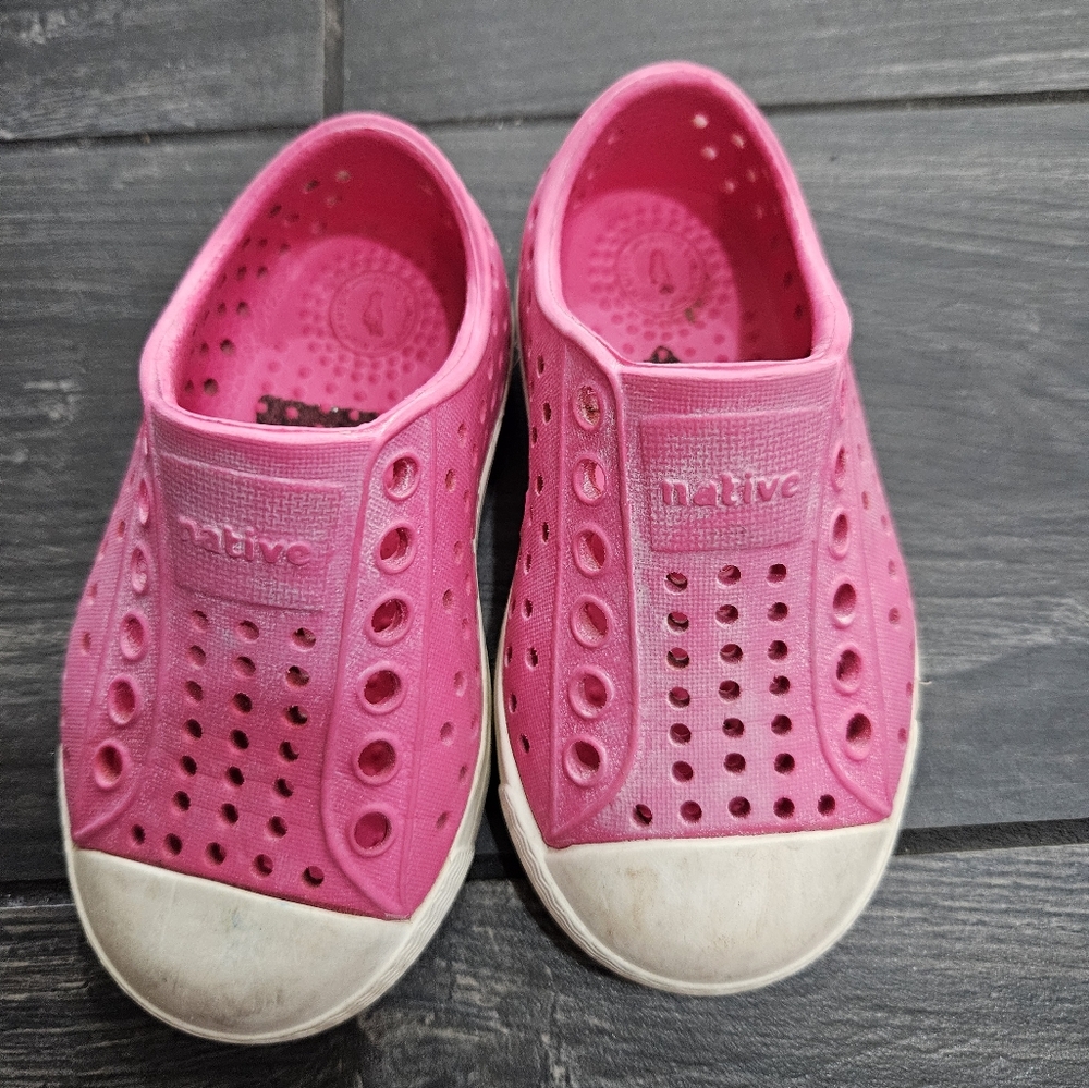 Native pink water shoes